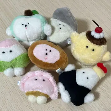 큐신 프렌즈 봉제 인형 가챠가챠 7세트