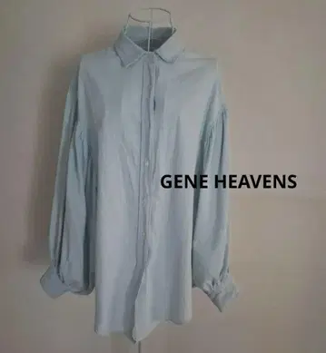 GENE HEAVENS 벌룬 슬리브 셔츠 ROSE BUD