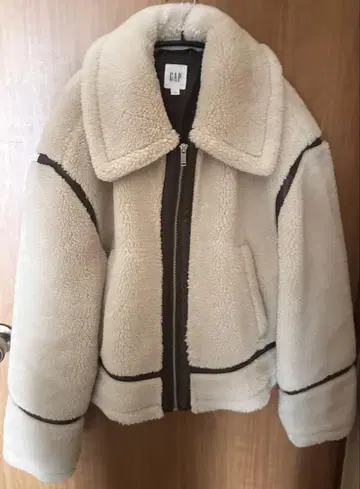 GAP 보아 자켓 코트 L 사이즈 아이보리