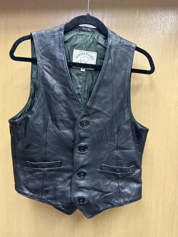 jekyll's hide 사이즈 40 가죽 블랙 버튼 베스트