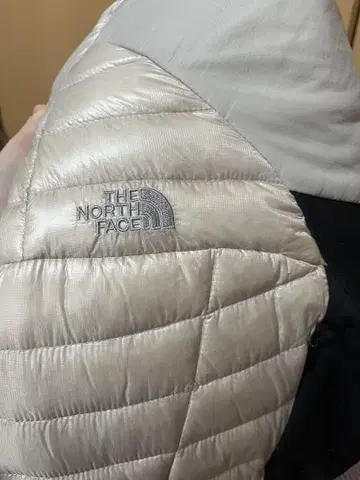 THE NORTH FACE 다운 자켓 실버 블랙