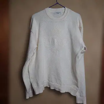 MEN'S MELROSE 자수 크루넥 니트