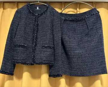 UNITED ARROWS 블랙 스커트 수트