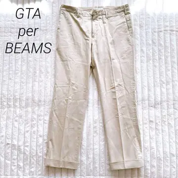 GTA per BEAMS 지티에이 치노 팬츠 슬랙스 M 베이지