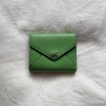 MICHAEL KORS 그린 3단 폴더형 지갑