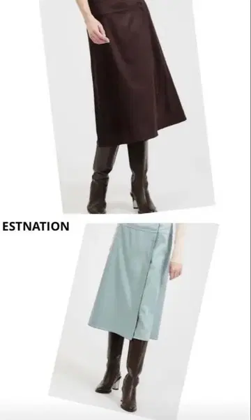 Estnation 리버서블 스커트 size 38