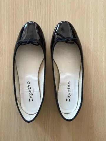 레페토 발레 슈즈 에나멜 repetto 박스 있음
