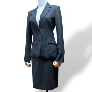 새상품급 INED 이네드 수트 스커트 블랙 블랙 316