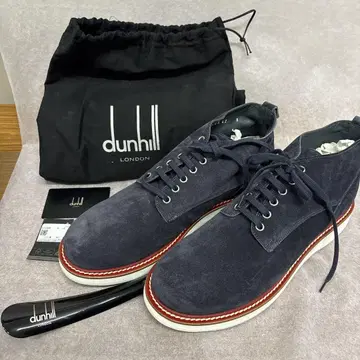 dunhill 네이비 스웨이드 부츠 42