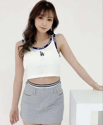 GYDA 보더 밴디지 맨투맨 스커트 라이크 숏팬츠