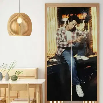 E.YAZAWA 노렌 아트 커튼 캐롤 1976 A DAY