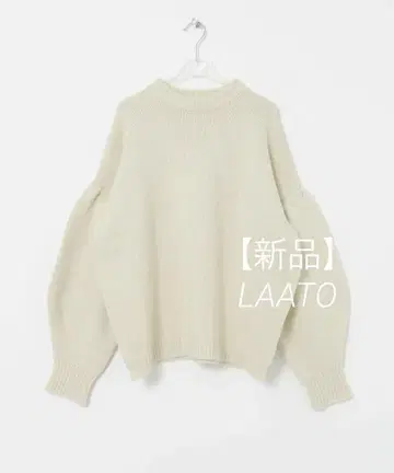 [ 새상품 ] LAATO 볼륨 슬리브 니트
