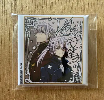 점프 SQ D.Gray-man 아렌 각형 캔뱃지 당선품 100명 한정판