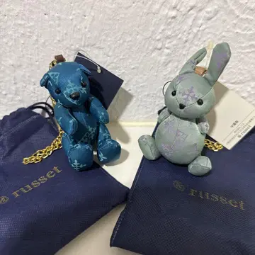 새상품 미사용품 russet 곰 토끼 참