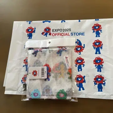 EXPO2025 컬러풀 꽃무늬 에코백 쇼핑백 포함