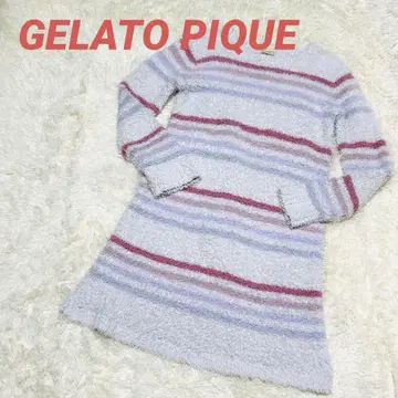 GELATO PIQUE 젤라또피케 보더 핑크 룸웨어 원피스