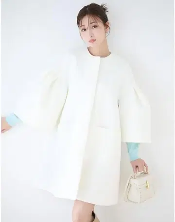 새상품급 볼륨 슬리브 분또 코트