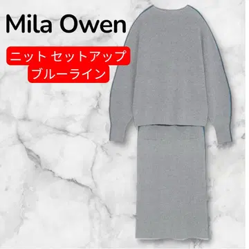 새상품급 현행 모델! Mila Owen 미라 오웬 니트 셋업