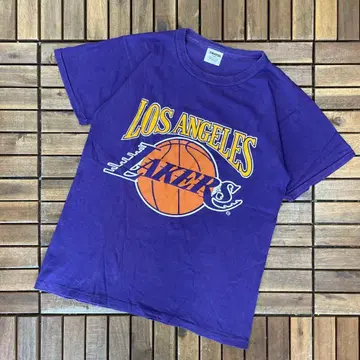 80s USA제 STARTER LAKERS 크루넥 반팔 T셔츠