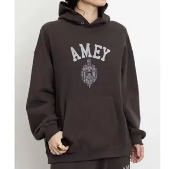 L'Appartement 미국 SWEAT HOODIE 브라운 새상품