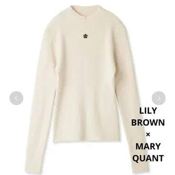 LILY BROWN x MARY QUANT 하이넥 니트