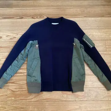 sacai Sponge Sweat x MA1 풀오버