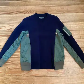 sacai Sponge Sweat x MA1 풀오버