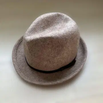 ikka 울 펠트 햇 브라운