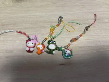 [ 지역 한정 키티 ]  스트랩 4개 세트