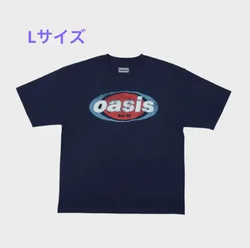 oasis Live'25 Tour Logo 네이비 T셔츠 L사이즈
