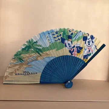 디즈니 앰버서더 호텔 부채, 키링 기념품 세트