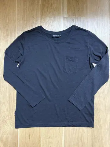 ICEBREAKER 메리노울 긴팔T셔츠 M 블랙