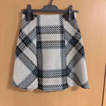SNIDEL 스나이델 로빙 체크 미니 스커트