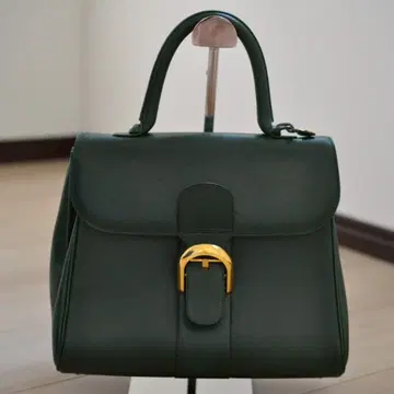 DELVAUX 델보 브리옹 MM 다크 그린 핸드백