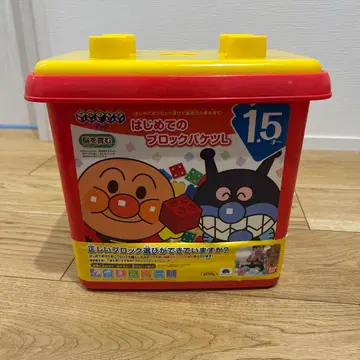 호빵맨 첫 블록 바케스 L 반다이