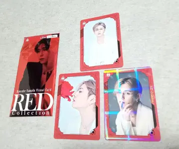 야마다 료스케 RED 비주얼 카드 3장 트레이딩 카드