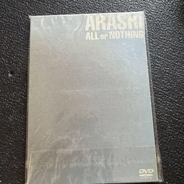 ARASHI ALL or NOTHING DVD
