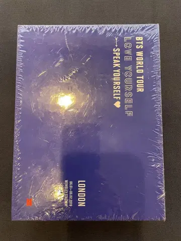 BTS 월드 투어 런던 DVD 미개봉 새상품