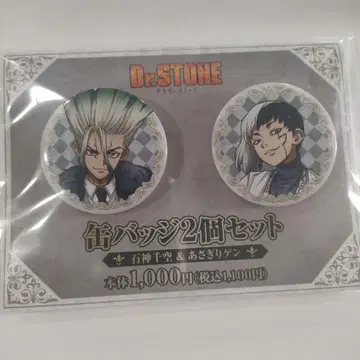 Dr.STONE 캔뱃지 2개 세트