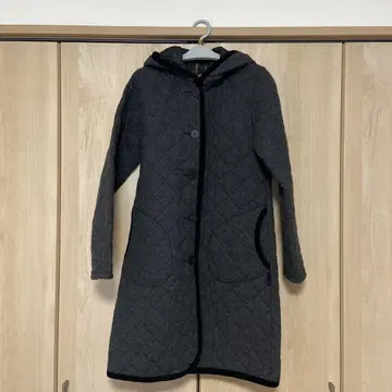 라벤햄 울 퀼팅 코트 36