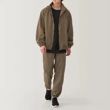 무인양품 발수 나일론 윈드 팬츠 muji labo 그라미치