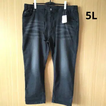 새상품 5L 남성용 스트레치 데님 팬츠 블랙 계열 넉넉한 핏
