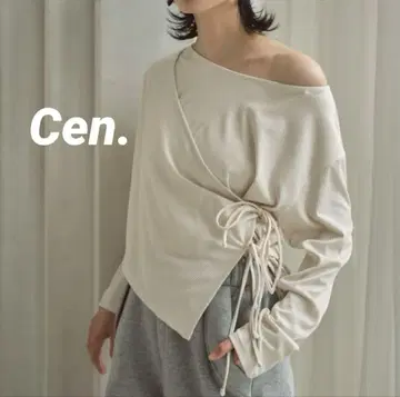 [ 시착만 한 상품 ] Cen. 센 아지메 카슈쿨 리브 티셔츠