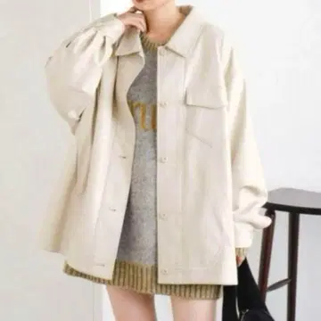 Kastane 카스타네 옷깃 2WAY 인조 가죽 자켓