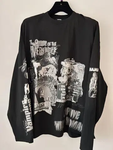 WEllDONE 롱T셔츠 블랙