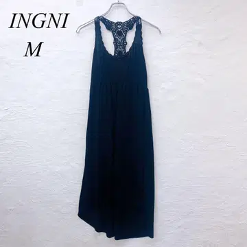 e5583 [잉그] 백 레이스 어른 맥시 원피스 M 블랙 여름 리조트풍