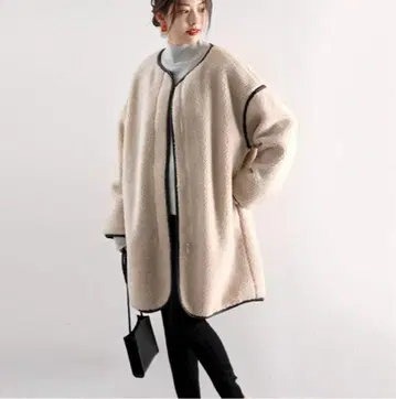 보아 자켓 롱 코트 블루종 아우터 복슬복슬 방한 가을/겨울