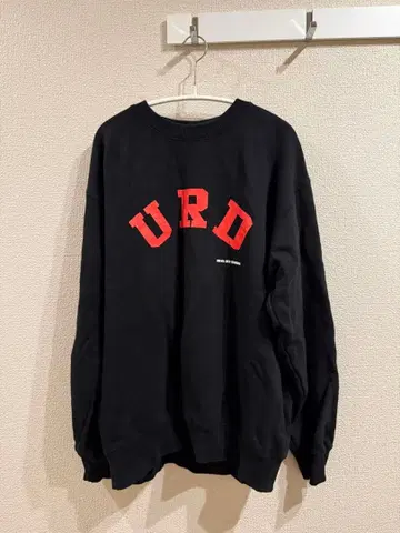 [ 우라와 레즈 ] URD 블랙 공식 맨투맨 트레이닝복