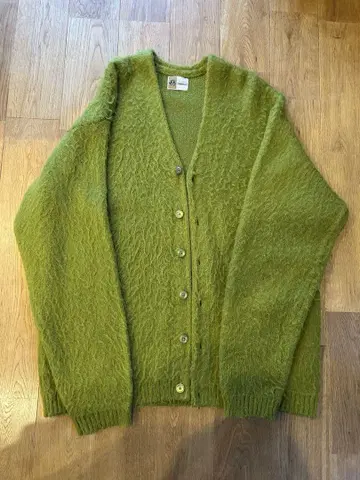 Penneys Towncraft 그린 모헤어 가디건 L