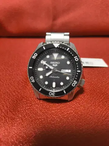 세이코 5 스포츠 자동 와인딩 데이데이트 뒷면 투명 시계/손목시계